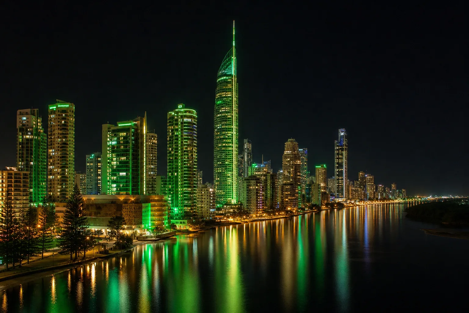Editorial city guide graphic for Skycrown Casino readers in Gold Coast, QLD
