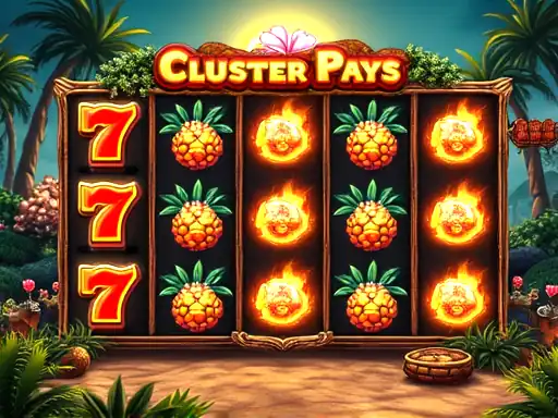 Aloha! Cluster Pays pokie artwork at Skycrown Casino